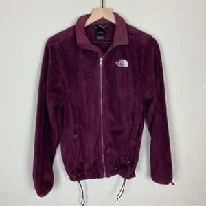 The North Face Plum Fuzzy Full Zip Jacket